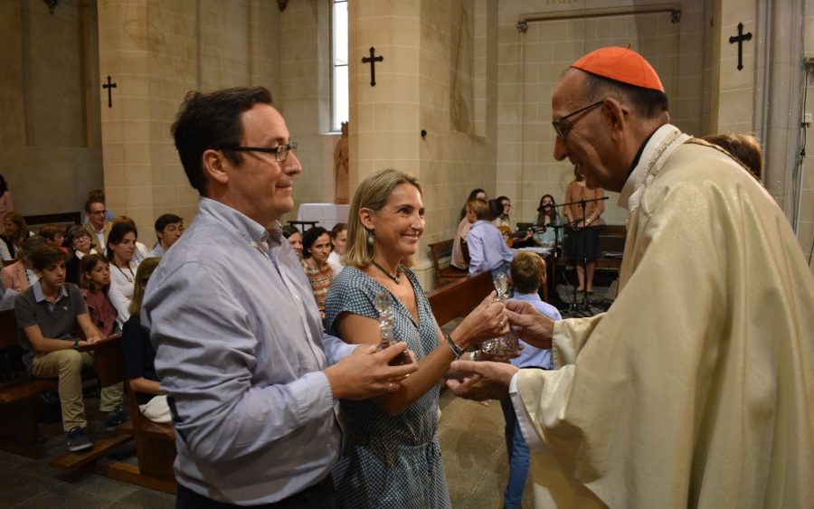 El Cardenal Omella acompañó recientemente al Regnum Christi de Barcelona