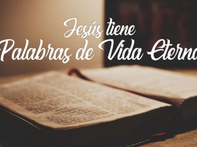 Jesús tiene palabras de vida eterna