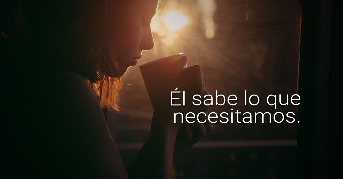 ciego, Él sabe lo que necesitamos