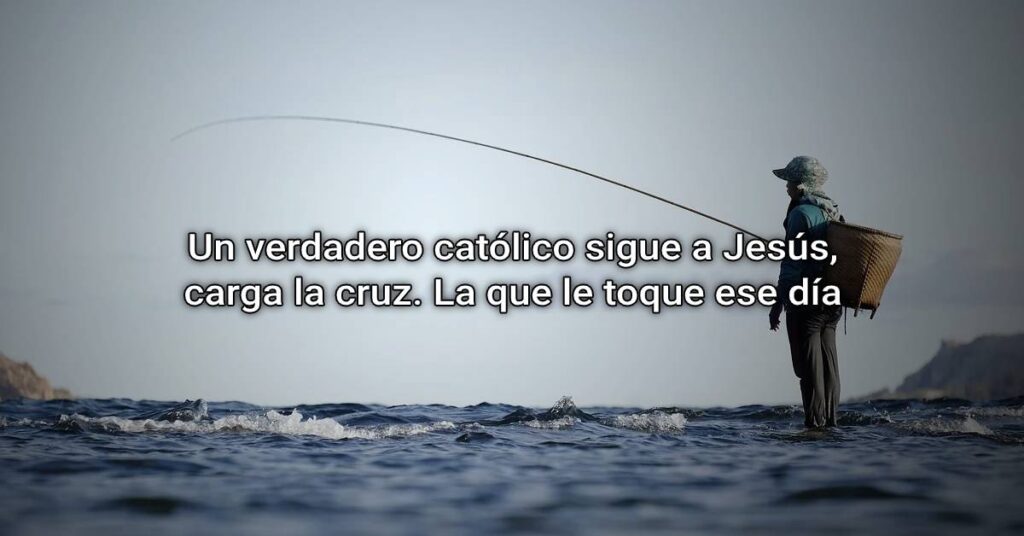 carga la cruz.