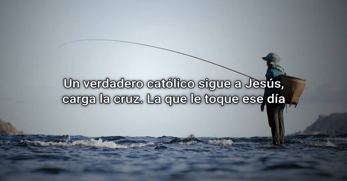 carga la cruz.