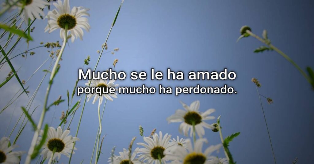 mucho ha perdonado