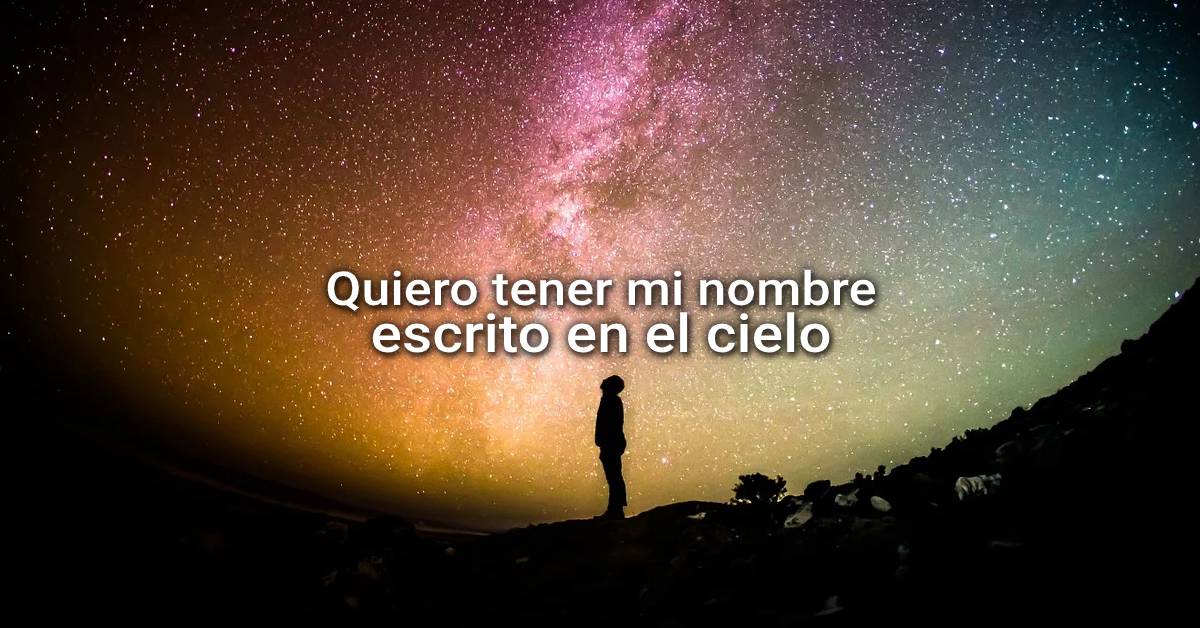 escrito en el cielo