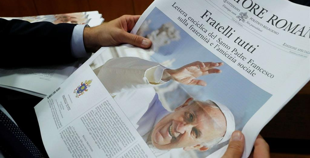 Discovering the encyclical like looking at a canvas