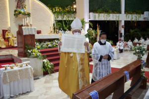The elevation of the Cancun-Chetumal Prelature to a Diocese is celebrated.