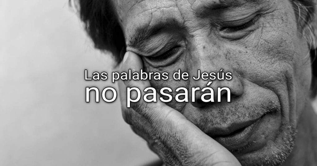 palabras no pasarán.