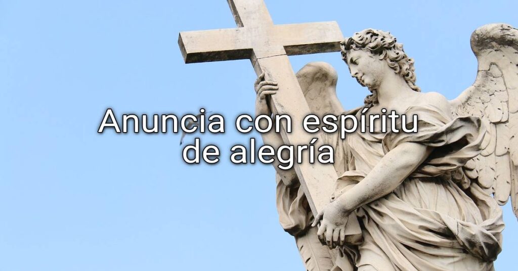 con espíritu de alegría