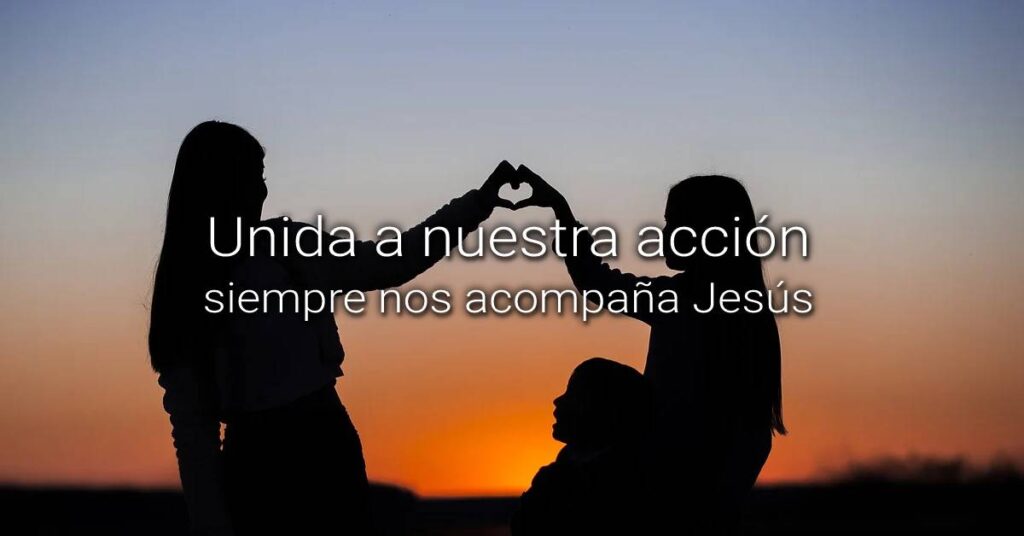 Jesus accompanies us
