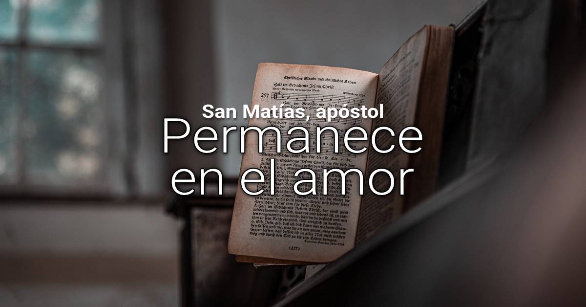 Permanezcan en mi amor
