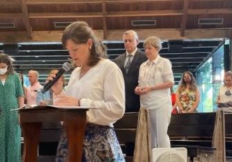 «El mejor resumen de mi recorrido es: la infinita misericordia de Dios» – Votos definitivos de María Isabel Kerdel