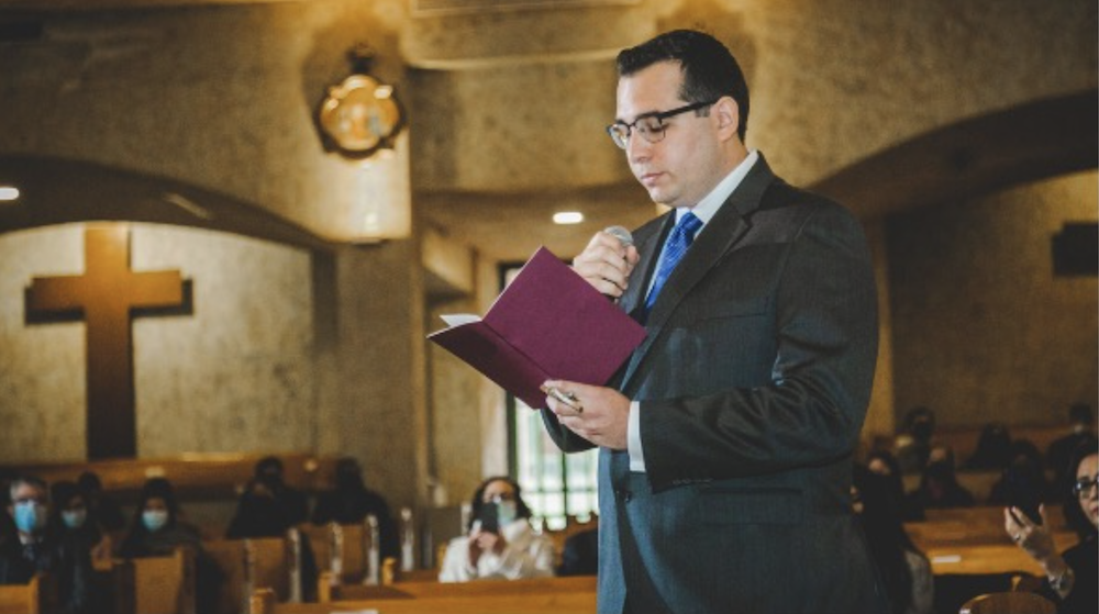 Votos definitivos de Ricardo Vélez, laico consagrado del Regnum Christi