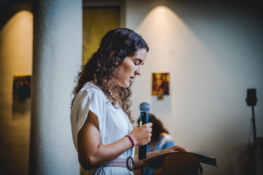 «Dios me hace y me quiere feliz» - Renovación de votos temporales de María Gálligo