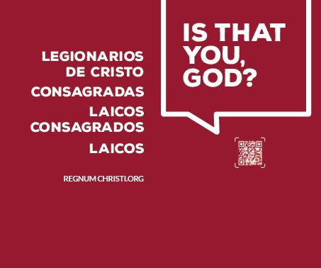 Is that you, God, pared derecha del stand del regnum Christi