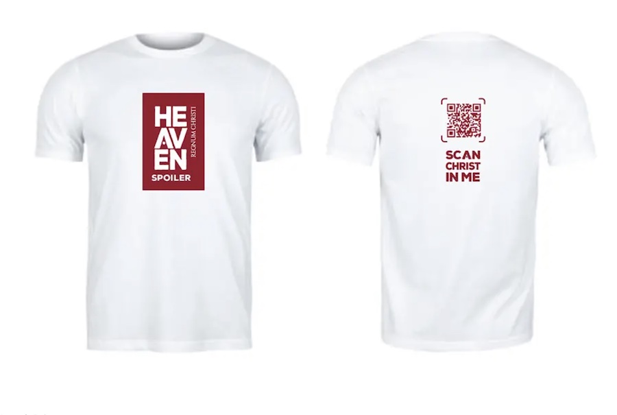 “Scan Christ in me” - La camiseta Heaven Spoiler del Regnum Christi en la JMJ