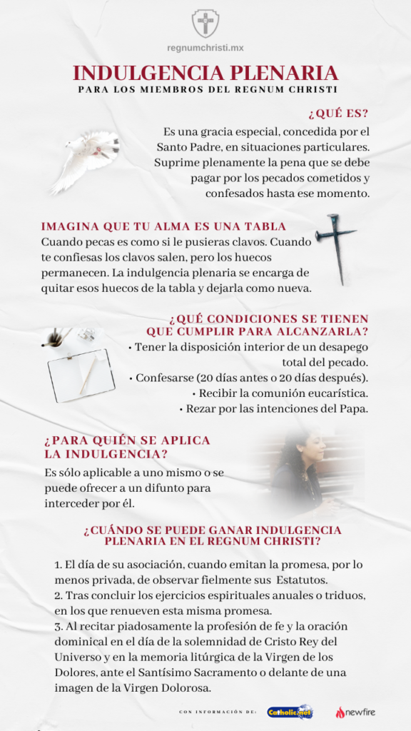 Indulgencia plenaria para los miembros del Regnum Christi en la solemnidad de Cristo Rey