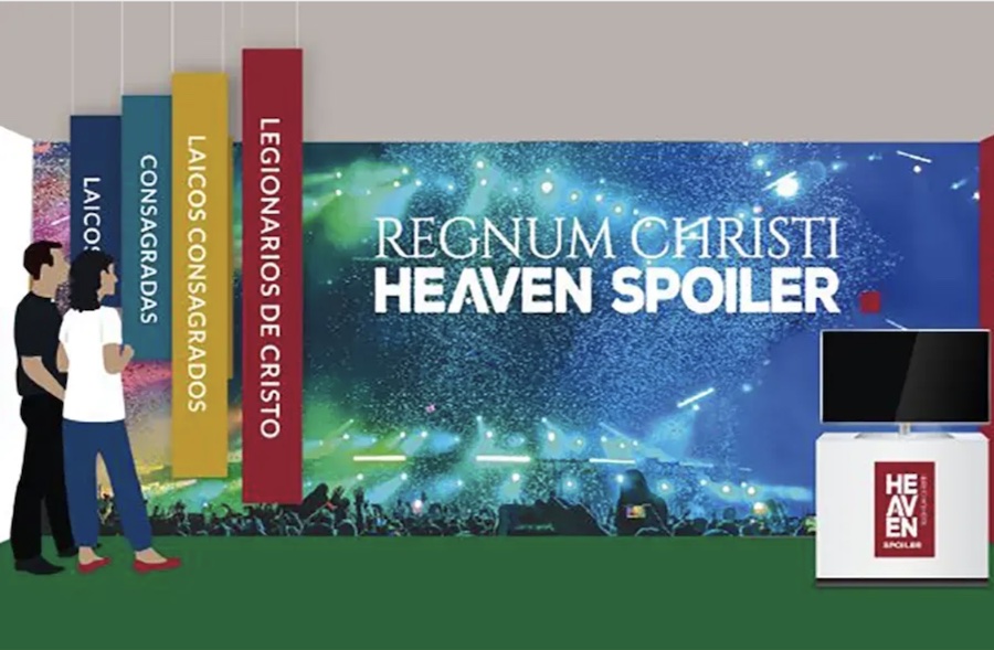 El stand del Regnum Christi en la feria vocacional de la JMJ