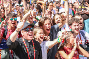 Thousands of young people are present at WYD