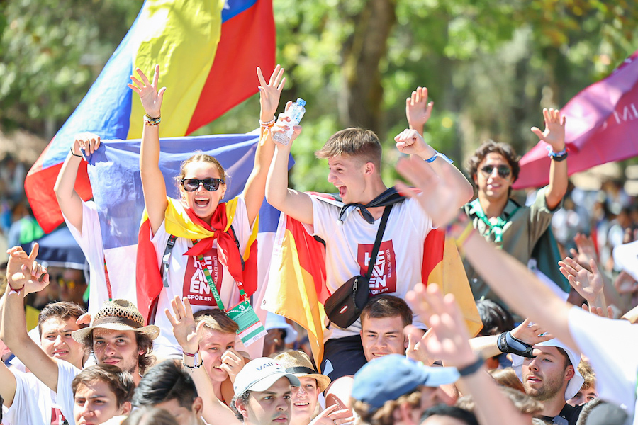 Miles de jóvenes se hacen presentes en la JMJ 2023