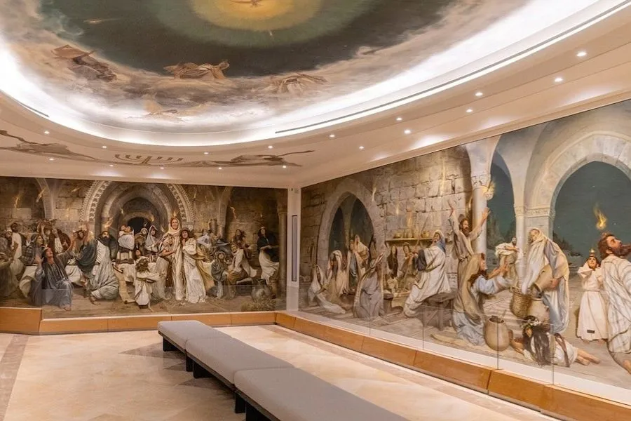 En Jerusalén, una sala que revive el nacimiento de la Iglesia